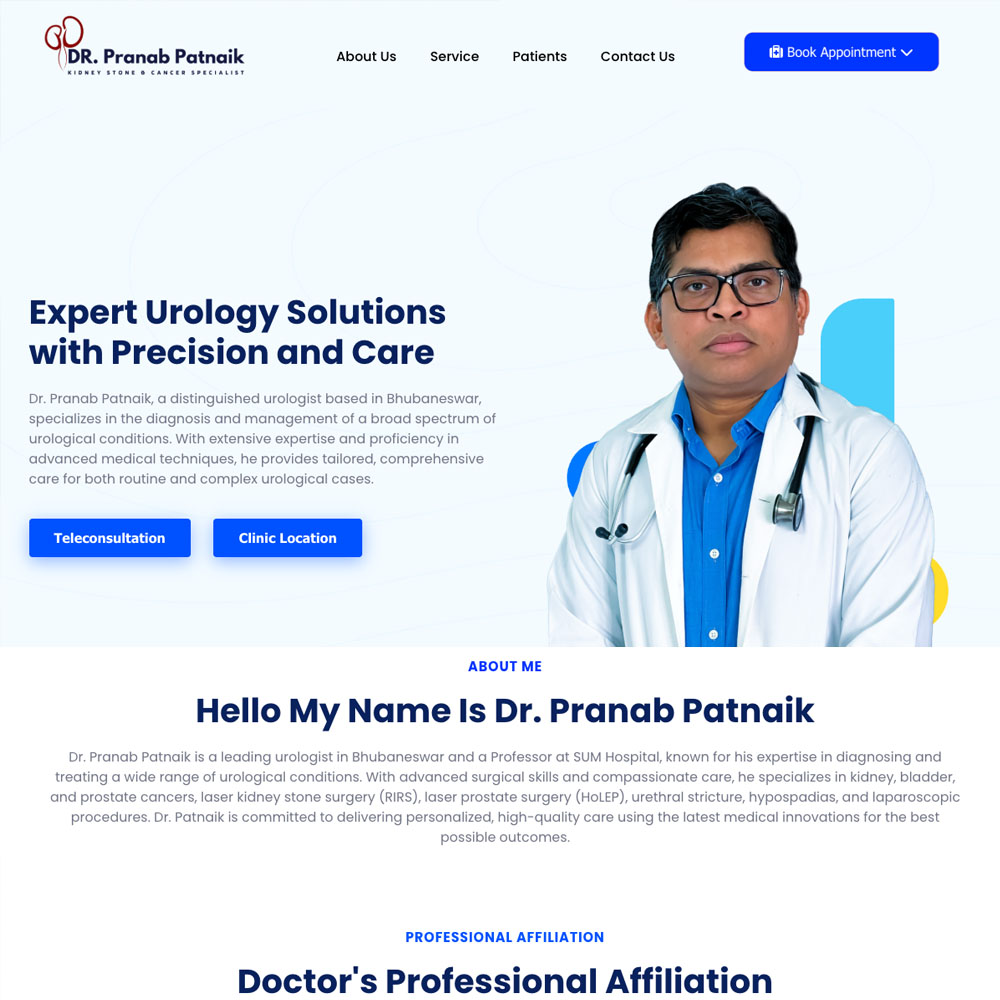 Dr Pranab Patnaik Website