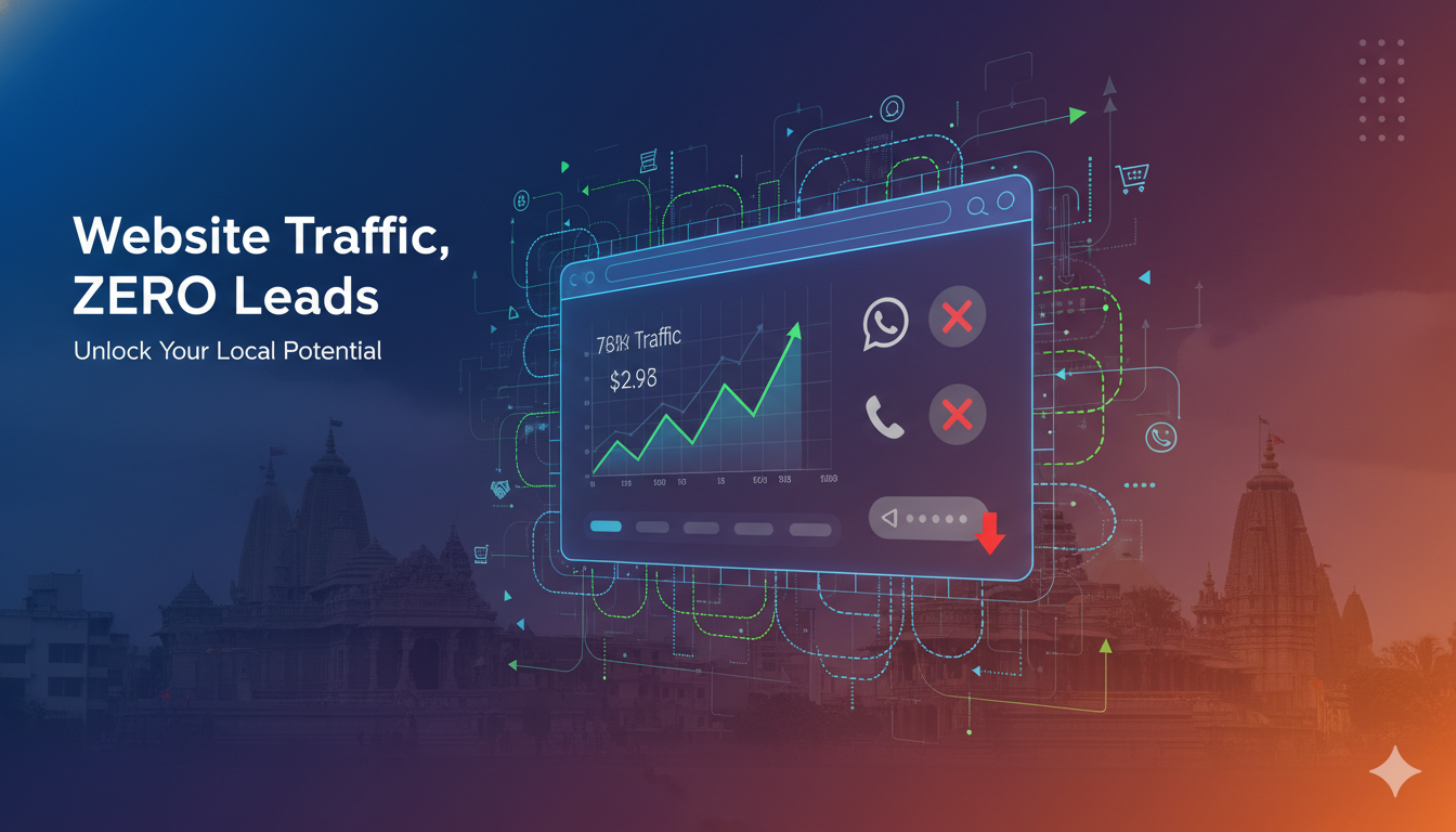Why Local Businesses in Bhubaneswar Don’t Convert Website Traffic Into Leads