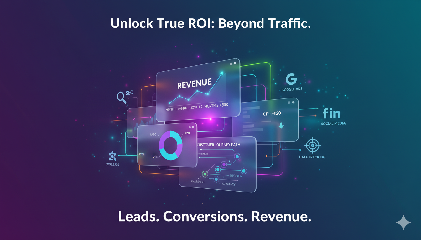How Digital Marketing Agencies Measure ROI Beyond Traffic
