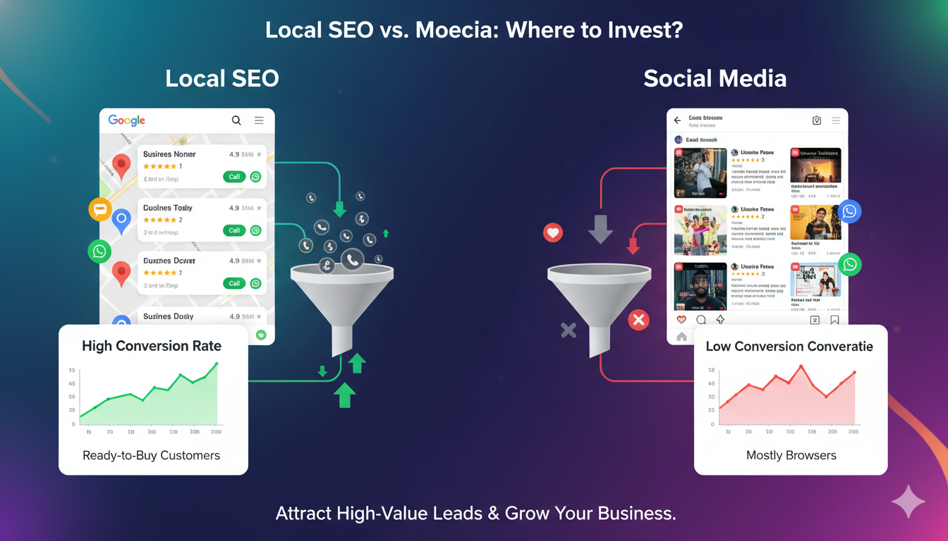 Why Local SEO Works Better Than Social Media for Service Businesses