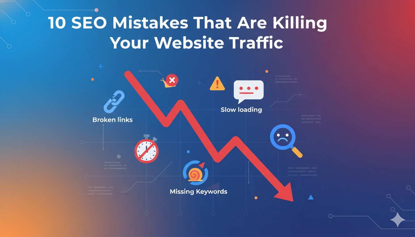10 SEO Mistakes That Are Killing Your Website Traffic