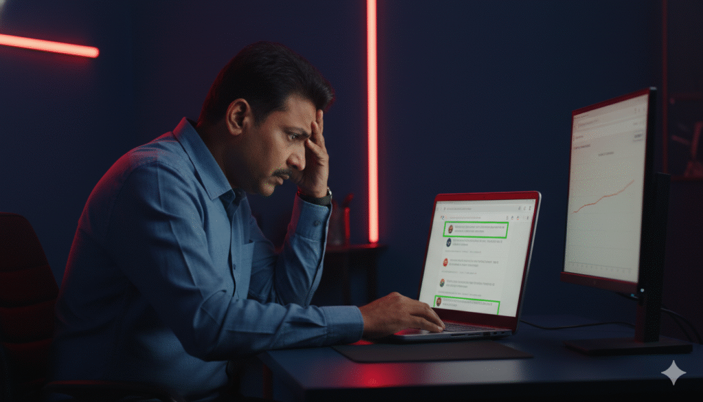 Bhubaneswar business owner frustrated that his website is not ranking on Google — Prominds Digital explains why local businesses in Odisha are invisible in search results and how to fix it