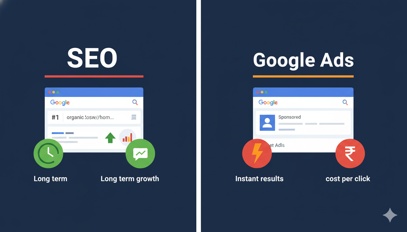 SEO vs Google Ads: Which is Better for Bhubaneswar Businesses in 2026? | Prominds Digital