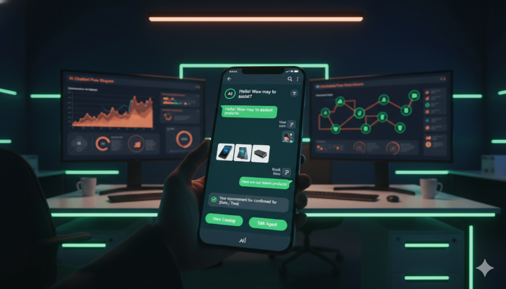 WhatsApp AI chatbot for Indian businesses in 2026 — Prominds Digital explains how businesses across India and Bhubaneswar are using WhatsApp chatbots to automate leads and scale customer communication