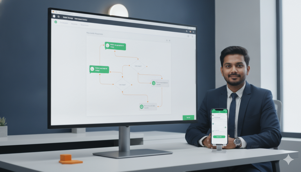 How to build a WhatsApp chatbot for your business without coding in 2026 — Prominds Digital complete guide to no-code WhatsApp chatbot setup for businesses in Bhubaneswar and across India
