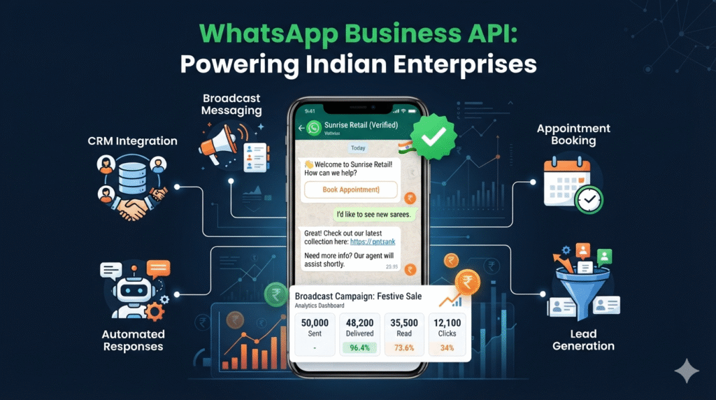 What is WhatsApp Business API complete guide for Indian businesses 2026 — Prominds Digital explains WhatsApp Business API features setup costs and use cases for businesses in Bhubaneswar and across India